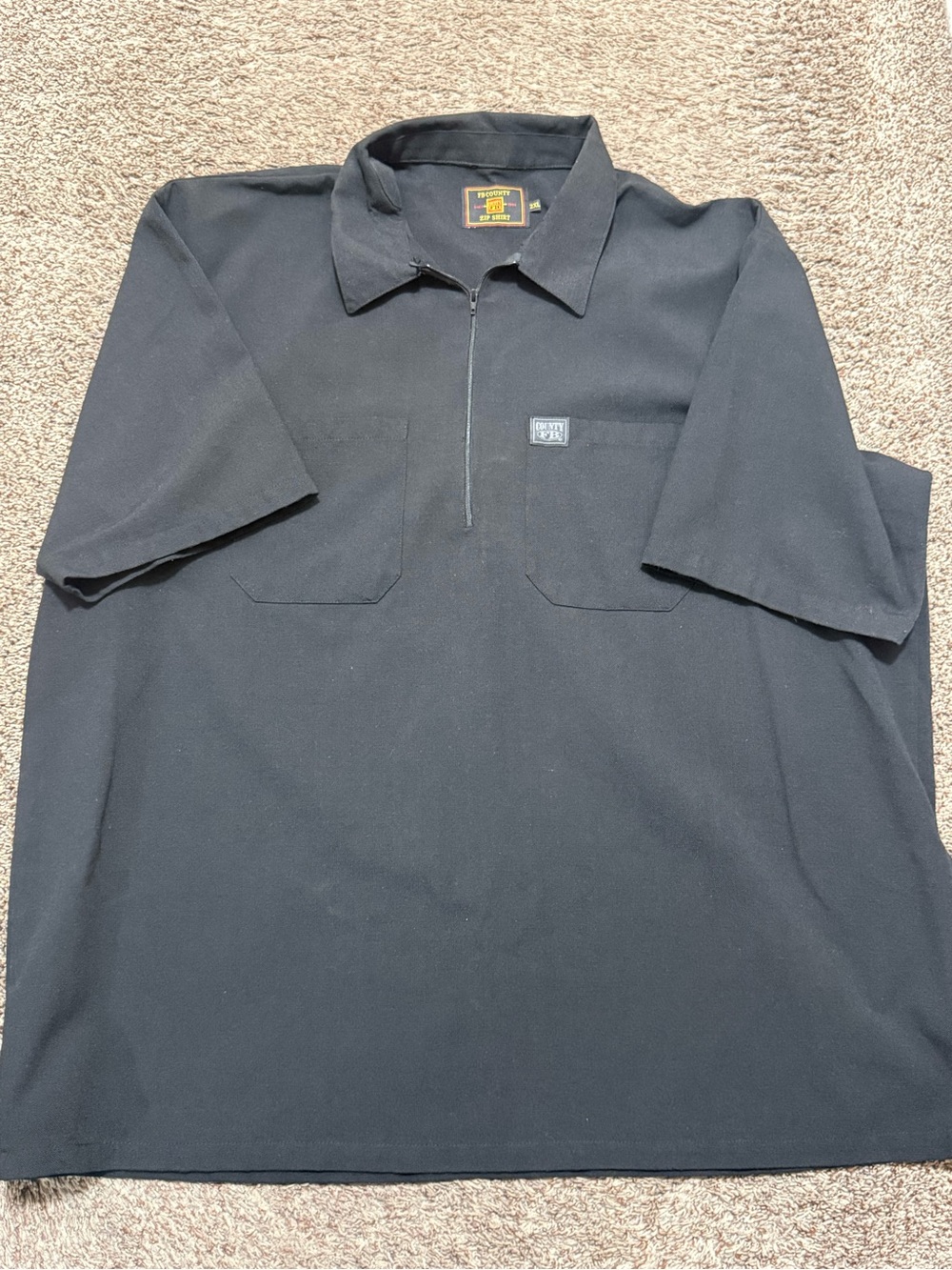 Men's Black Short-Sleeve FB County shirt 2x